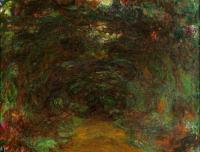 Monet, Claude Oscar - The Path under the Rose Trellises, Giverny